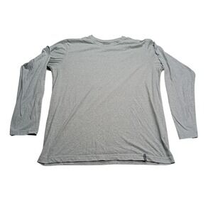 Columbia Omni-Wick T-Shirt Mens L Gray Long Sleeve Heathered Active